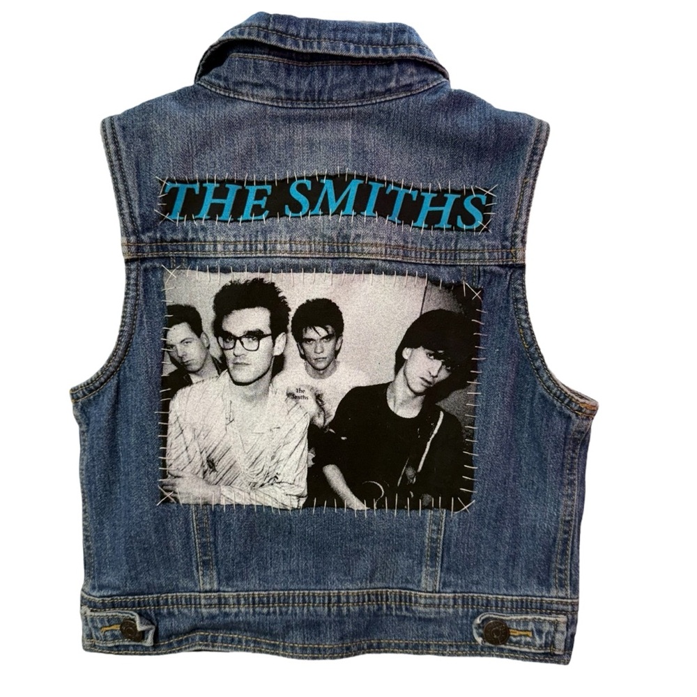 Kids "The Smiths" Denim Vest Sz 7/8